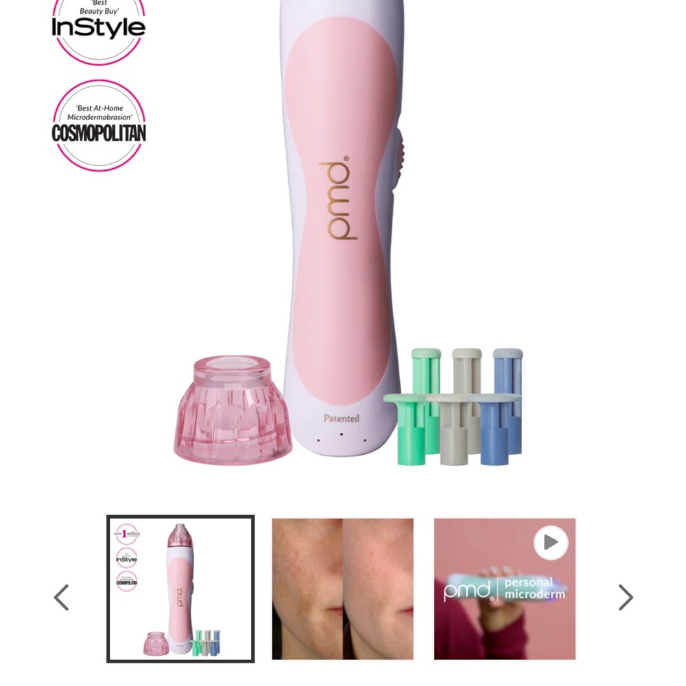 PMD Microderm Device - Pink and White